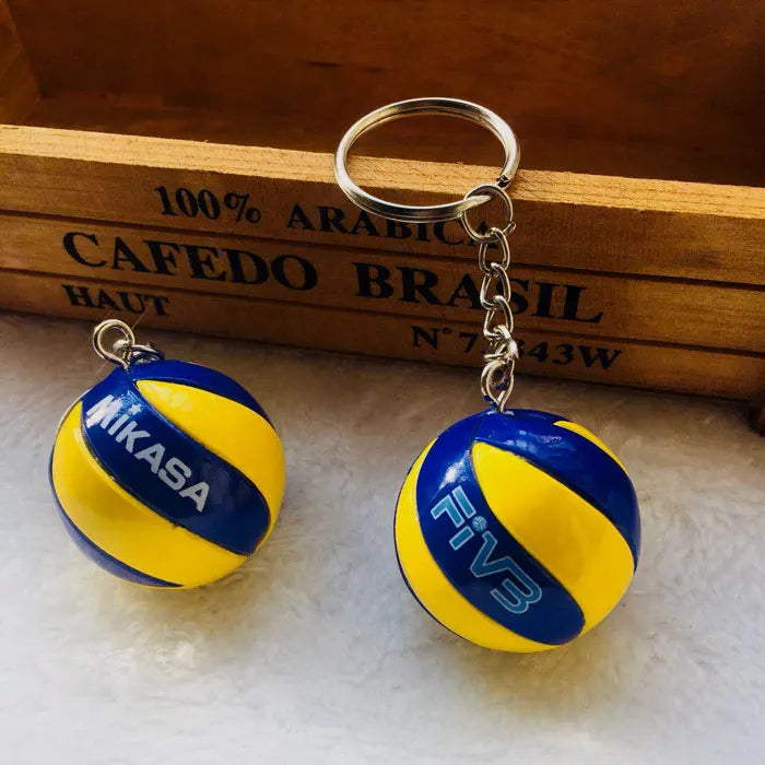 Mini Volleyball Keychain