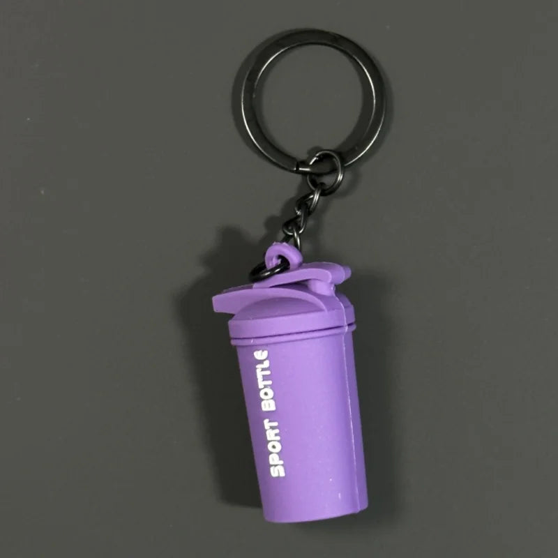 Barbell Keychain