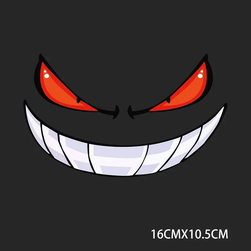 Evil Grin Car Decal