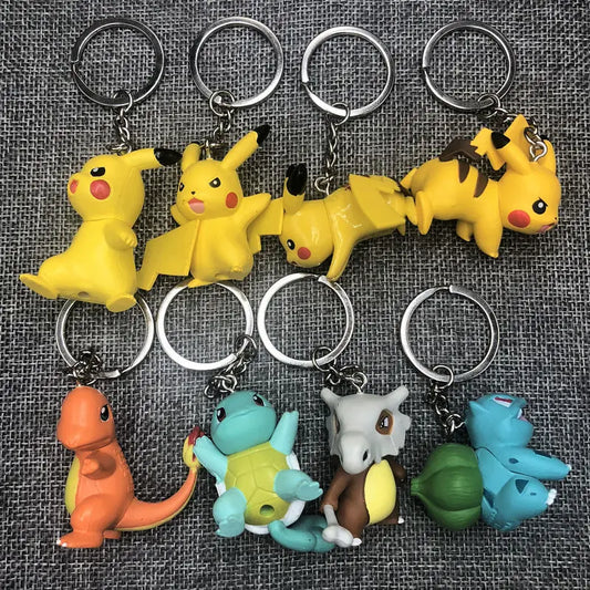 🔥 Pokémon Keychain Set – Gotta Catch ‘Em All! ⚡🧡