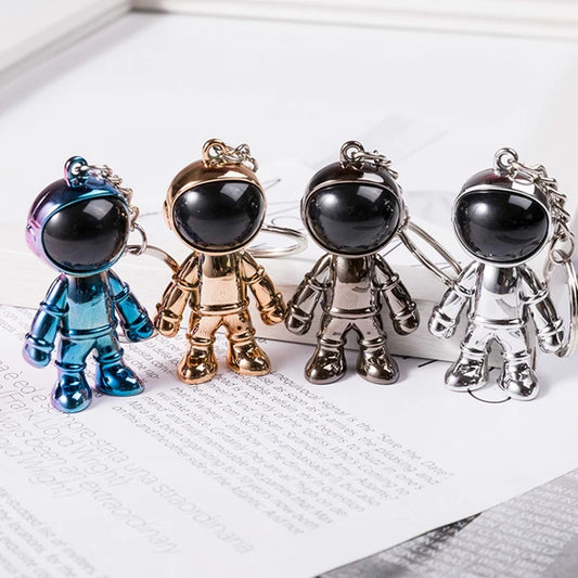 🚀👨🚀 Metallic Astronaut Keychain Collection 👨🚀🚀