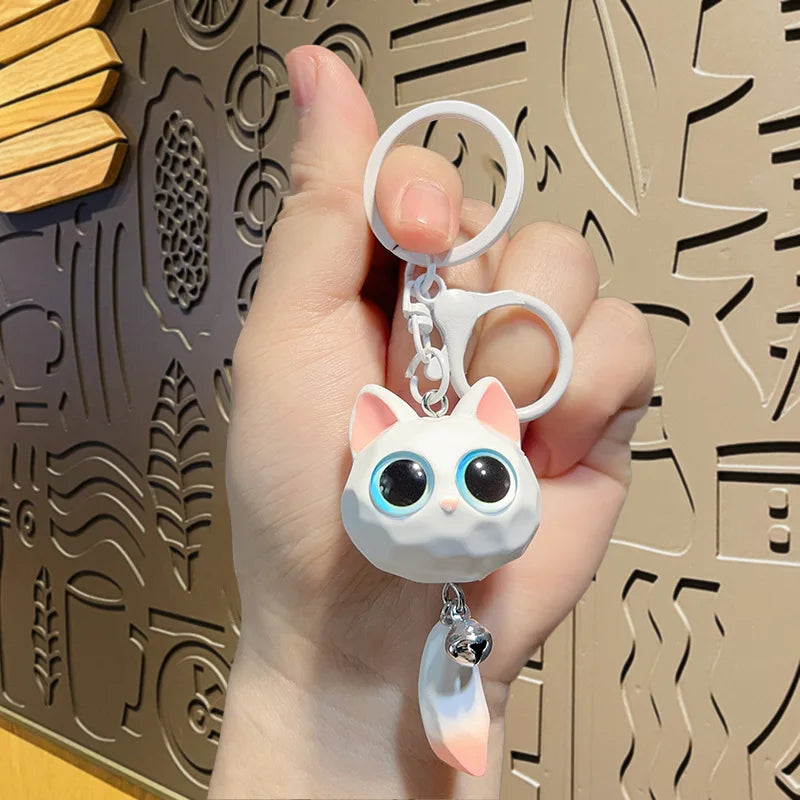 Cat Head Keychains