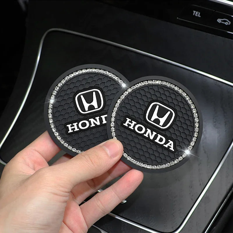 Non-Slip Car Cup Holder Coasters – Honda Edition