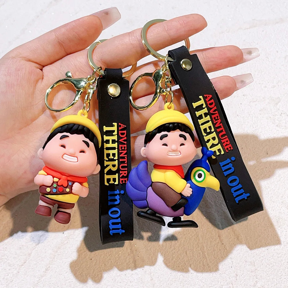 🌟 Adventure Buddies Keychain Set – "Up, Up &amp; Adorable!" 🎈🐾