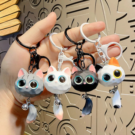 Cat Head Keychains