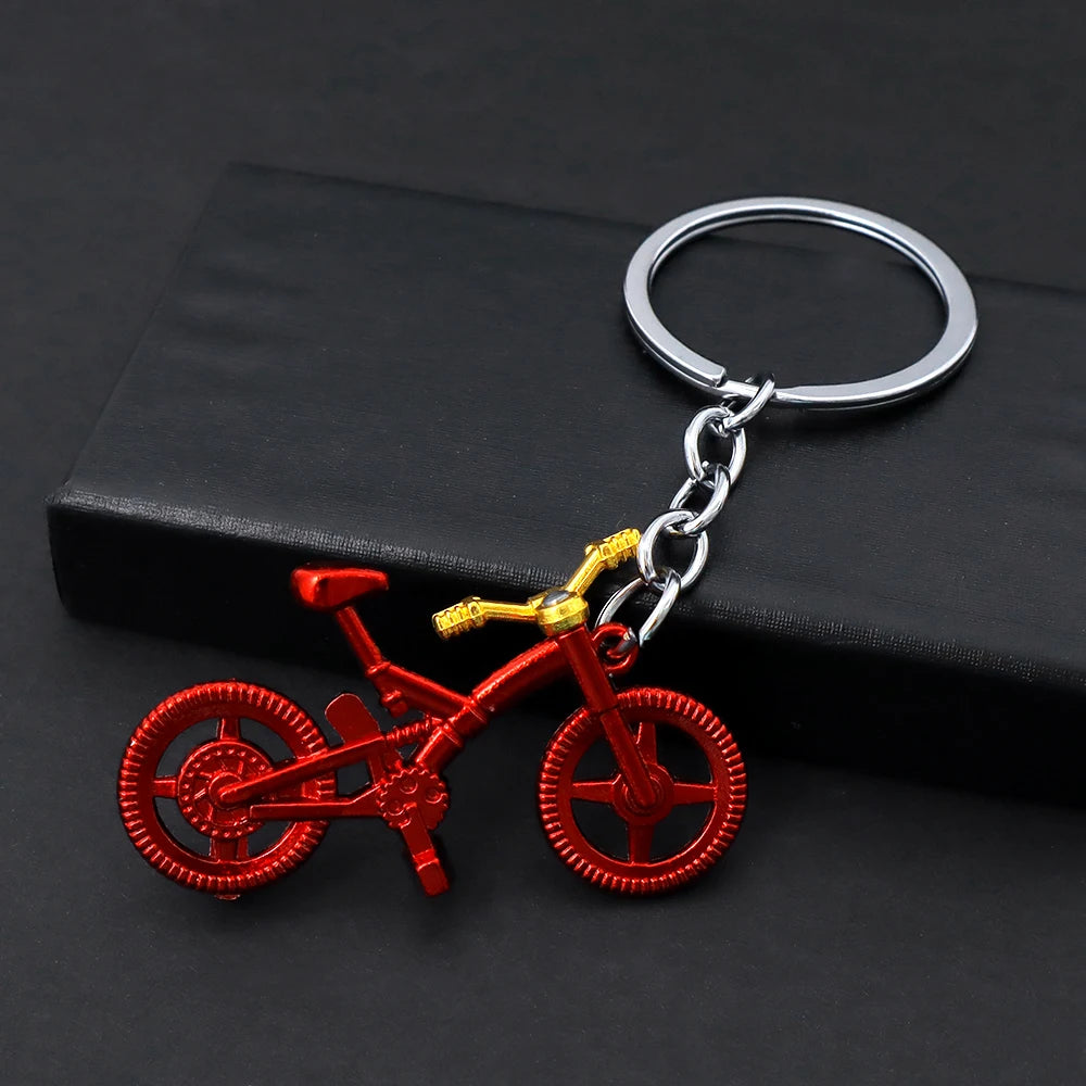 Colorful Mini Bicycle Keychain – Fun & Sporty Style! 🌈