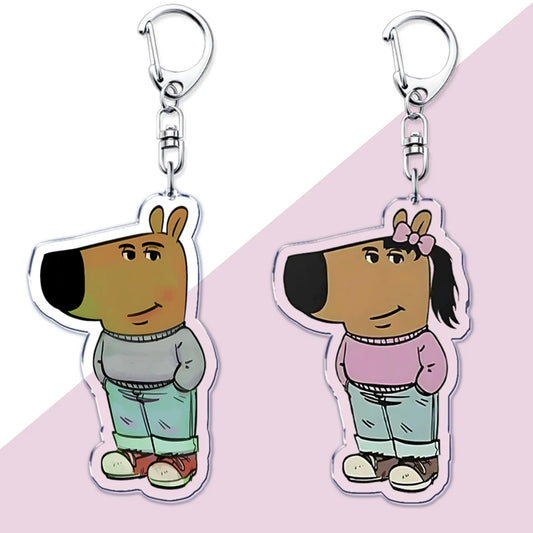 Dog Meme Keychains