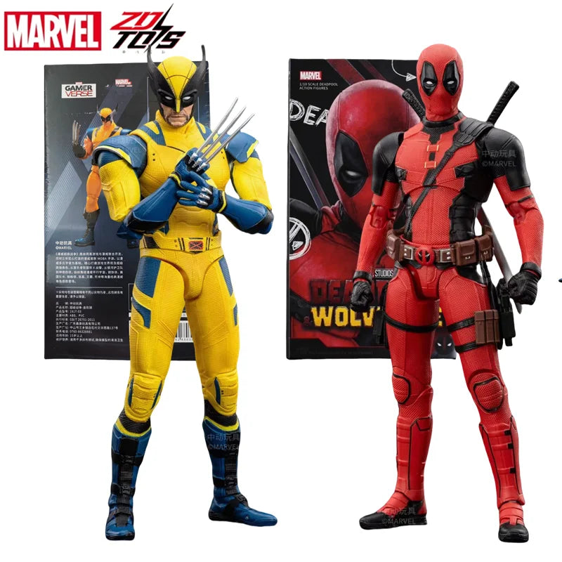 Marvel Collectible Action Figures – Wolverine & Deadpool