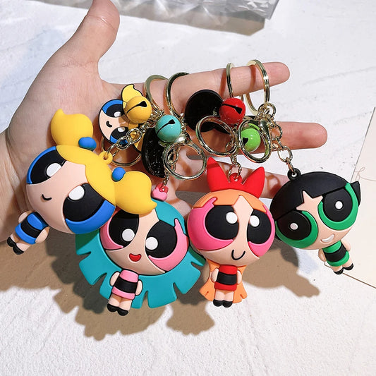 Powerpuff Girls-Inspired Keychains