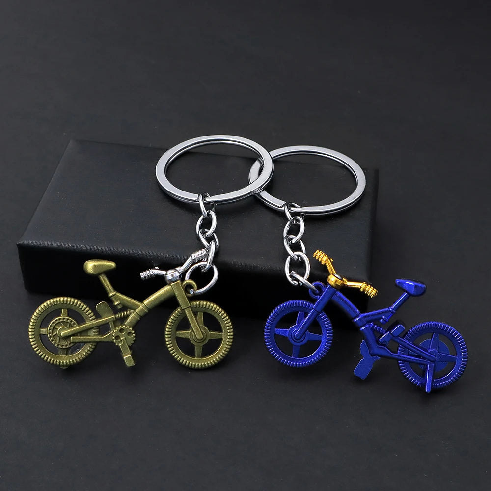 Colorful Mini Bicycle Keychain – Fun & Sporty Style! 🌈