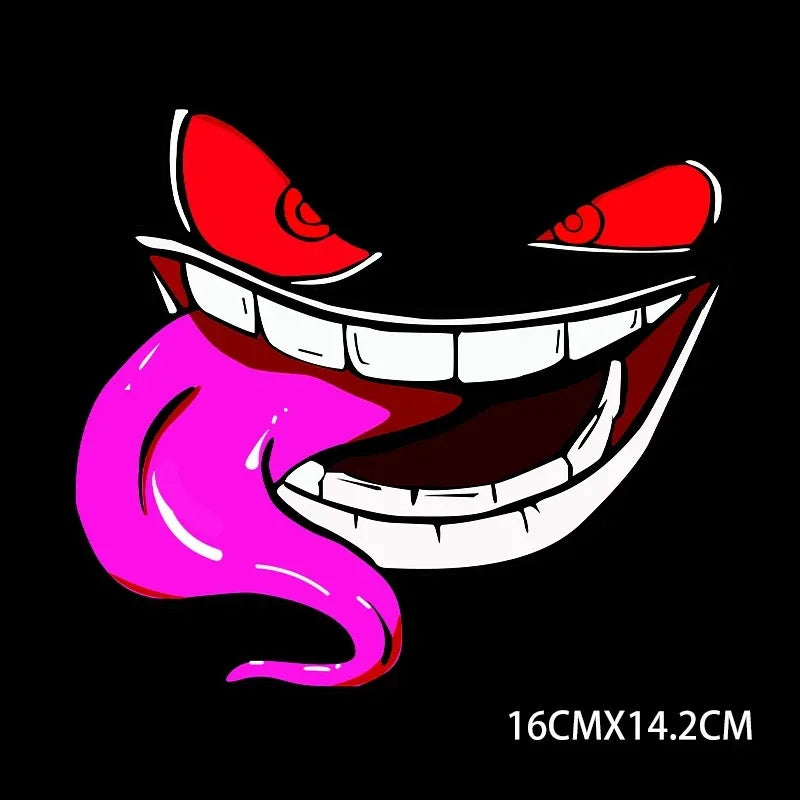 Evil Grin Car Decal