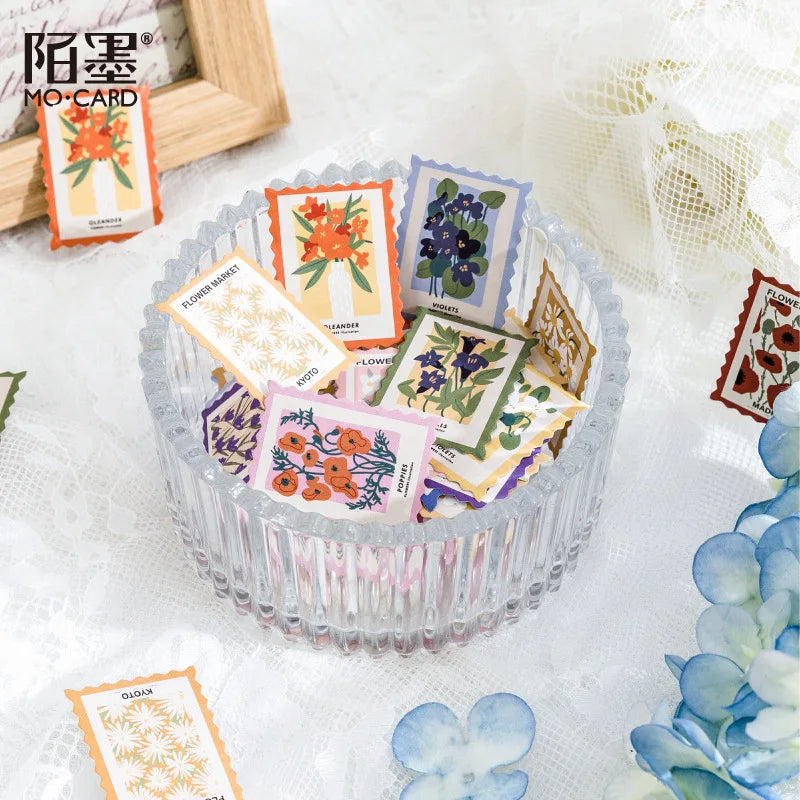 ✨💌 Vintage-Inspired Decorative Stamp Stickers 💌✨