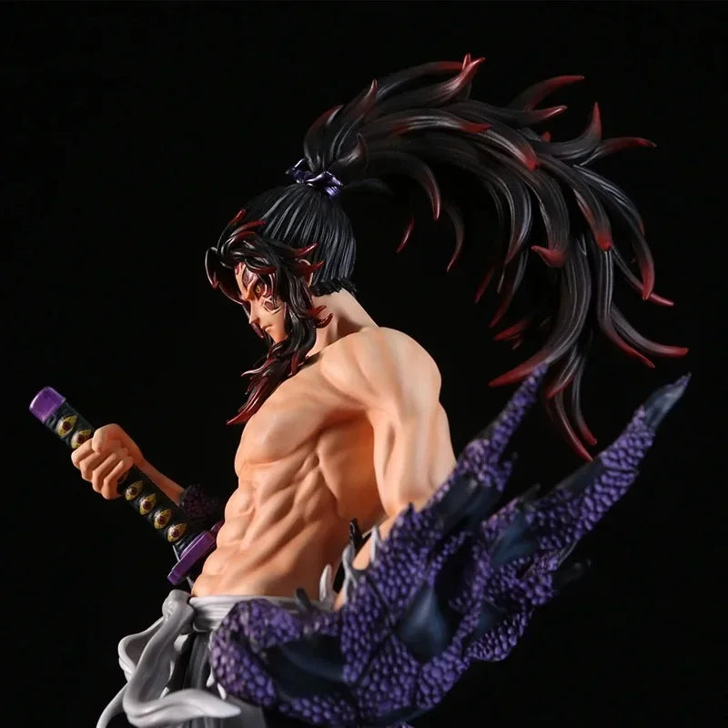 Demon Slayer Action Anime Figure Giyuutarou Daki Kokushibo Tsugikuni Yoriichi Douma Inosuke Toy Kimetsu No Yaiba PVC Model Toys