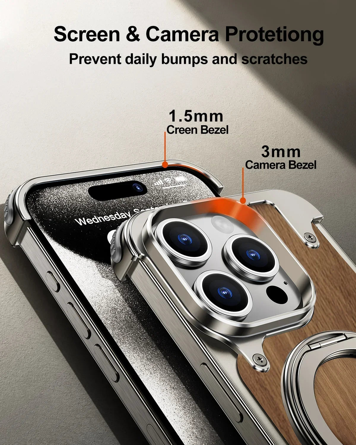 High quality Rotating Ring Stand Case for an iPhone