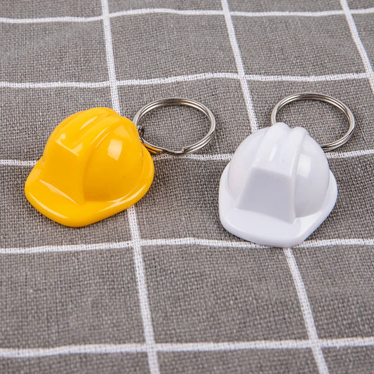 🛠️ Mini Hard Hat Keychain – Safety First, Style Always! ⛑️