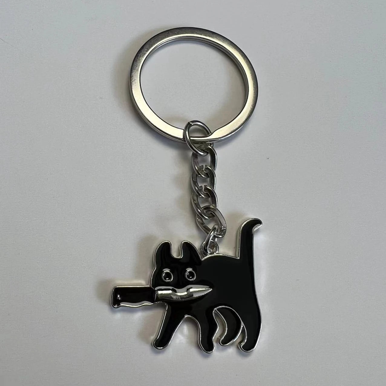 Tactical Cat Keychain