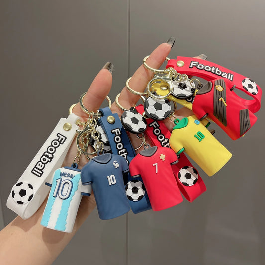🏆⚽ Football Jersey Keychain – For True Fans Only! 🔑