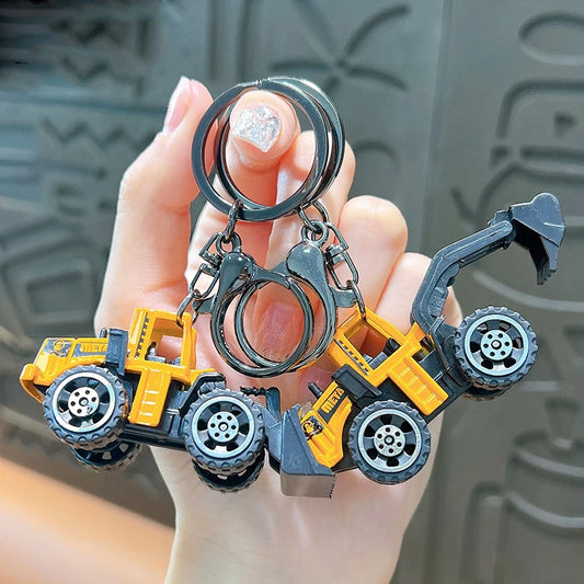 🚜 Construction Vehicle Keychain – Built for Fun &amp; Style!