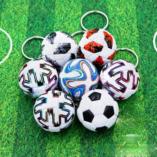 Mini Soccer Ball Keychain