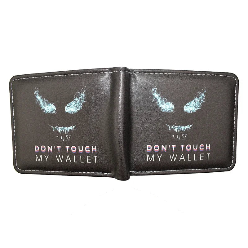 "Don't Touch My Wallet" Stylish Bifold Wallet