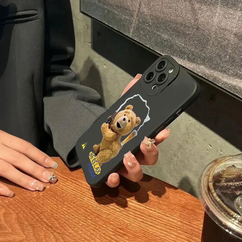 Teddy Bear Cartoon Phone Case