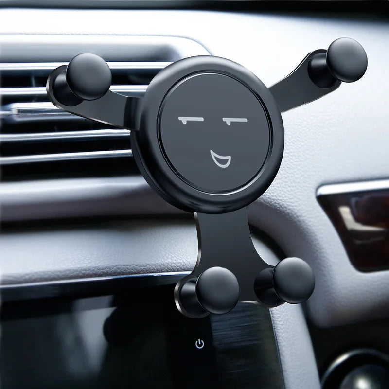 Cute Smiley Face Car Phone Holder