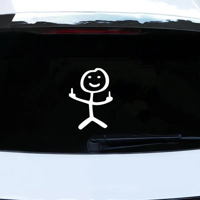 Reflective Evil Grin Car Decal