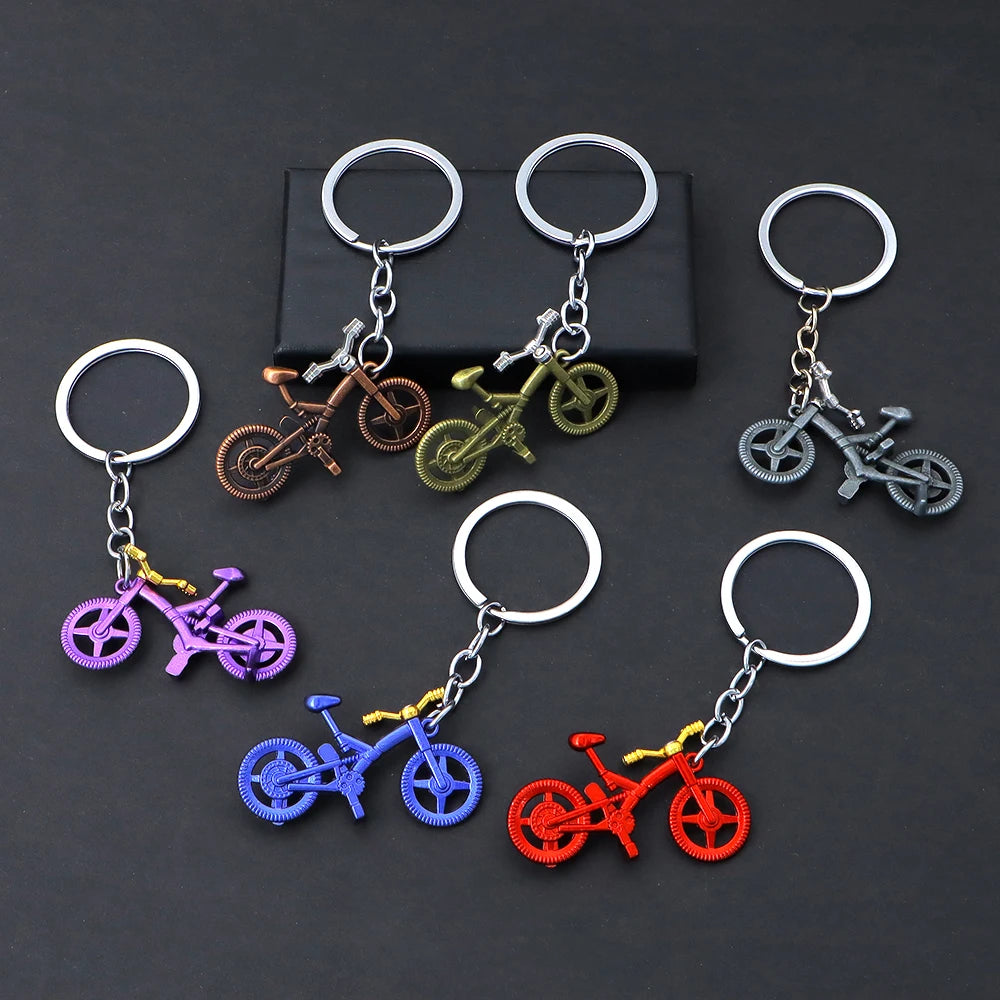 Colorful Mini Bicycle Keychain – Fun & Sporty Style! 🌈