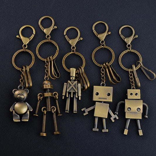 Steampunk Metal Keychain Collection