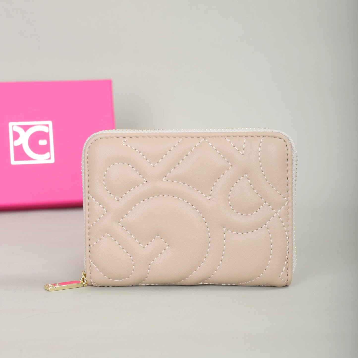 🖤 Quilted Midnight Blue Leather Wallet – Chic & Compact