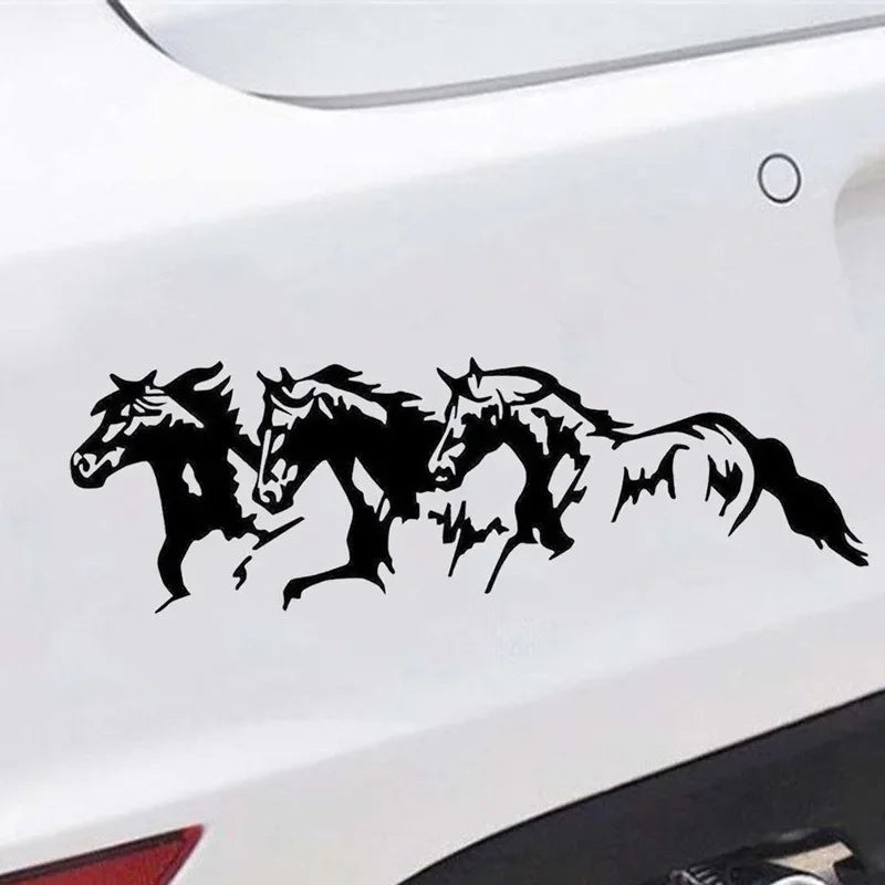 Galloping Horses Car Decal – Stylish Vinyl Sticker