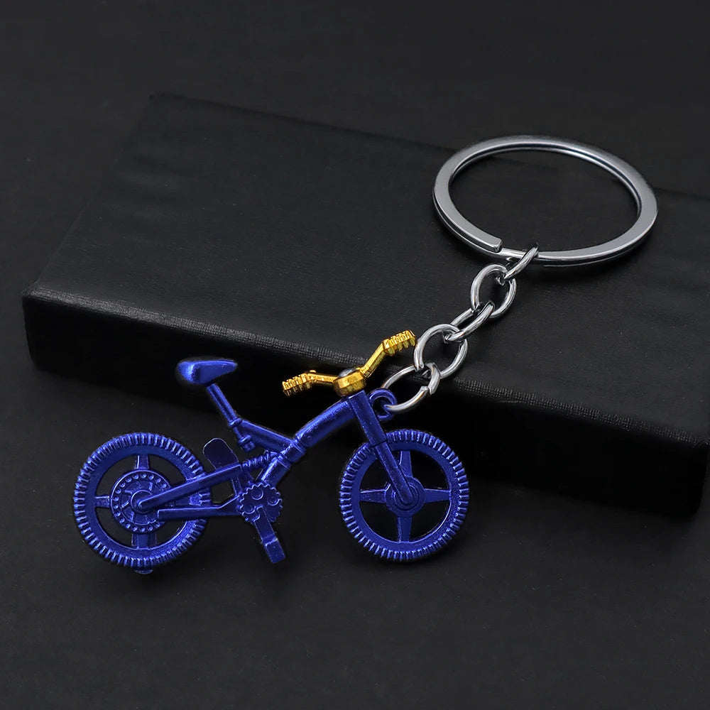 Colorful Mini Bicycle Keychain – Fun & Sporty Style! 🌈