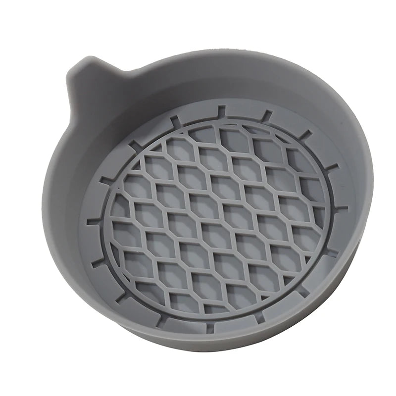 🛻 Car Cup Holder Coasters – Anti-Slip Silicone Mats (Set of 4) 🧼🖤