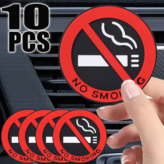 No Smoking Sign Stickers – Pack of 10