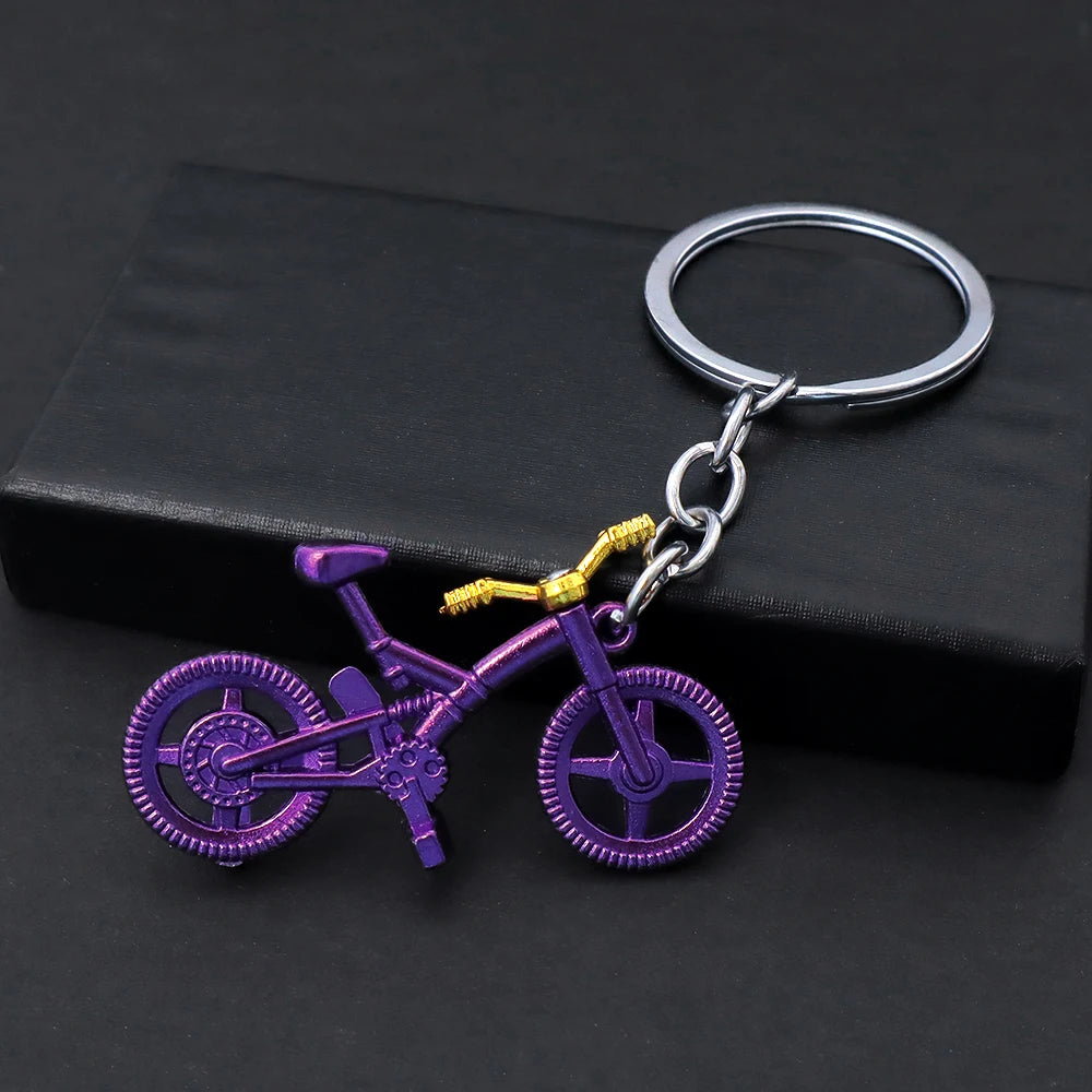 Colorful Mini Bicycle Keychain – Fun & Sporty Style! 🌈