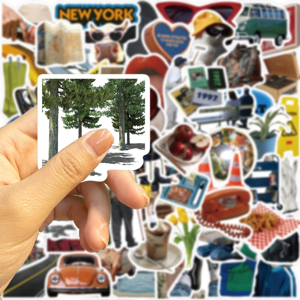 🎉✨ Ultimate NYC Sticker Puzzle Adventure! 63pcs 🗽🚖🧩