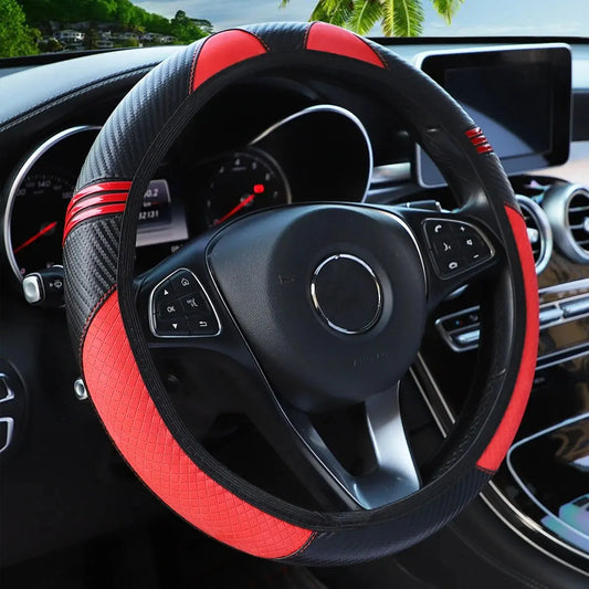 Carbon Fiber Sport Steering Wheel Cover
