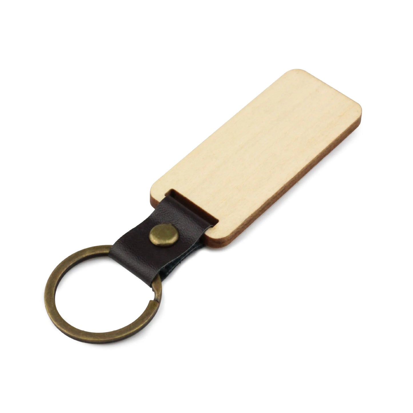 Personalized Wooden Keychain